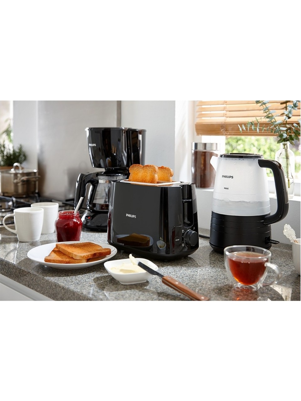 Philips HD2581/90 Siyah Daily Collection Ekmek Kızartma Makinesi